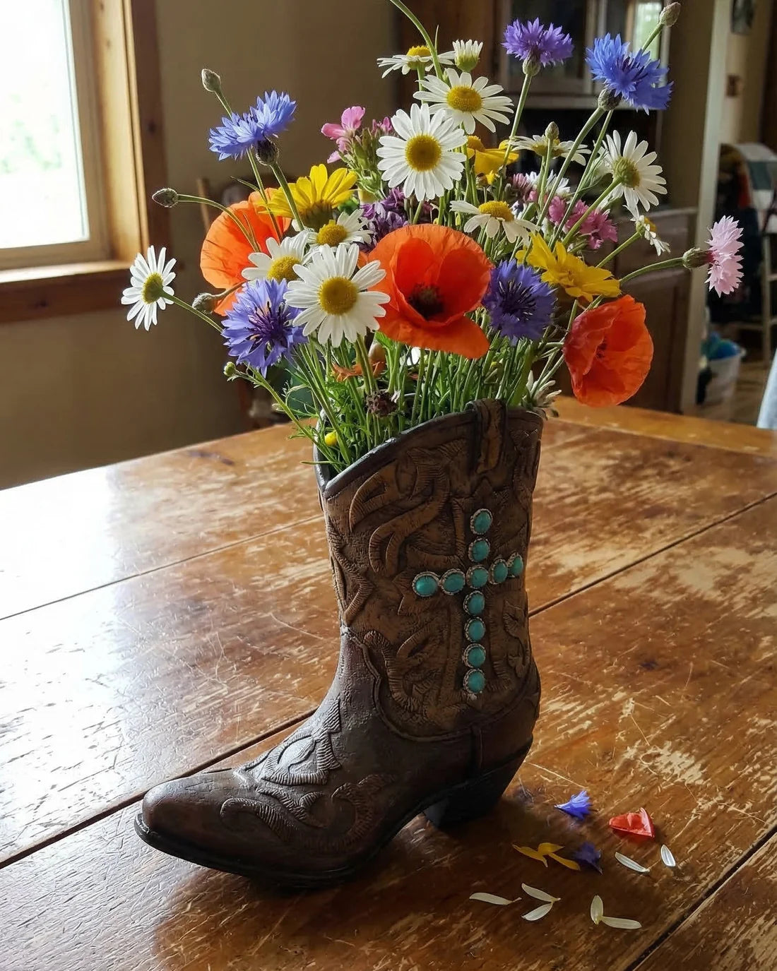 boot vases